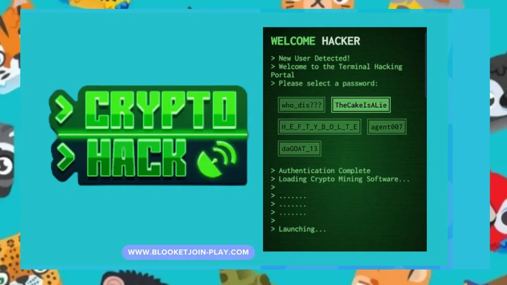Crypto Hack game mode in Blooket
