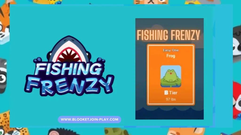 Fishing Frenzy game mode in Blooket