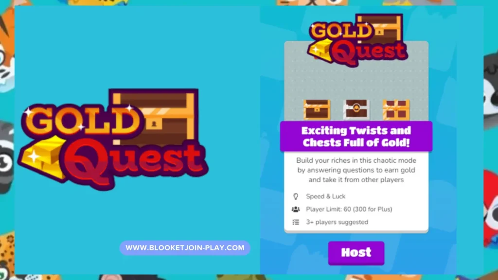 Gold Quest in Blooket