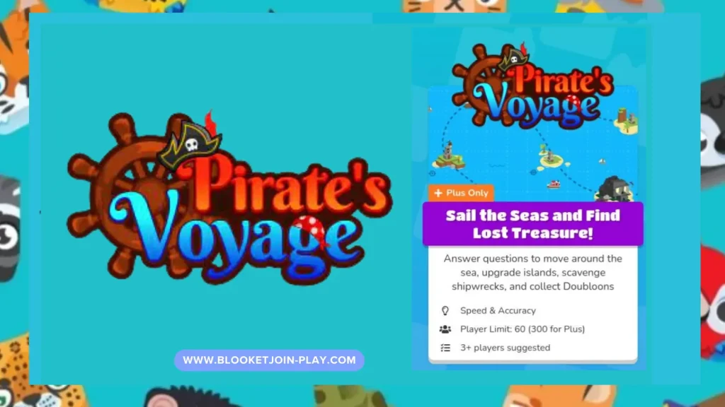 Pirate's Voyage game play in Blooket